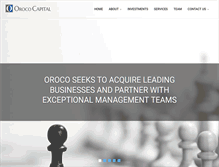 Tablet Screenshot of oroco.com